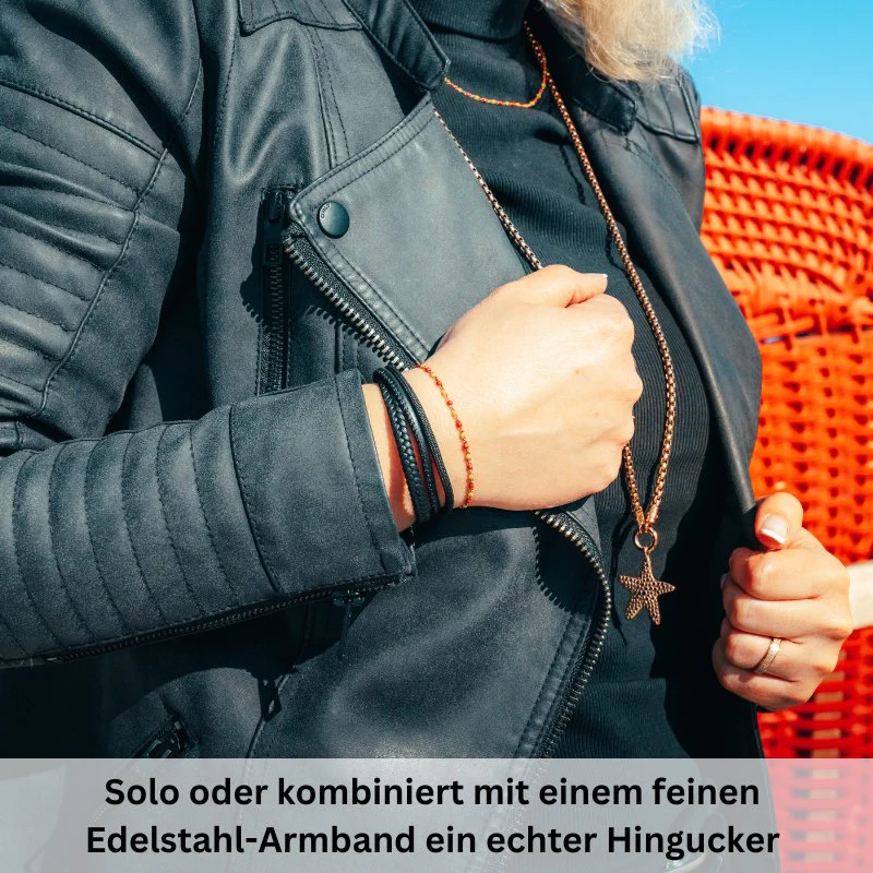 Leder & Segeltau Armband Small Rocky (Multistrang) - Image 3