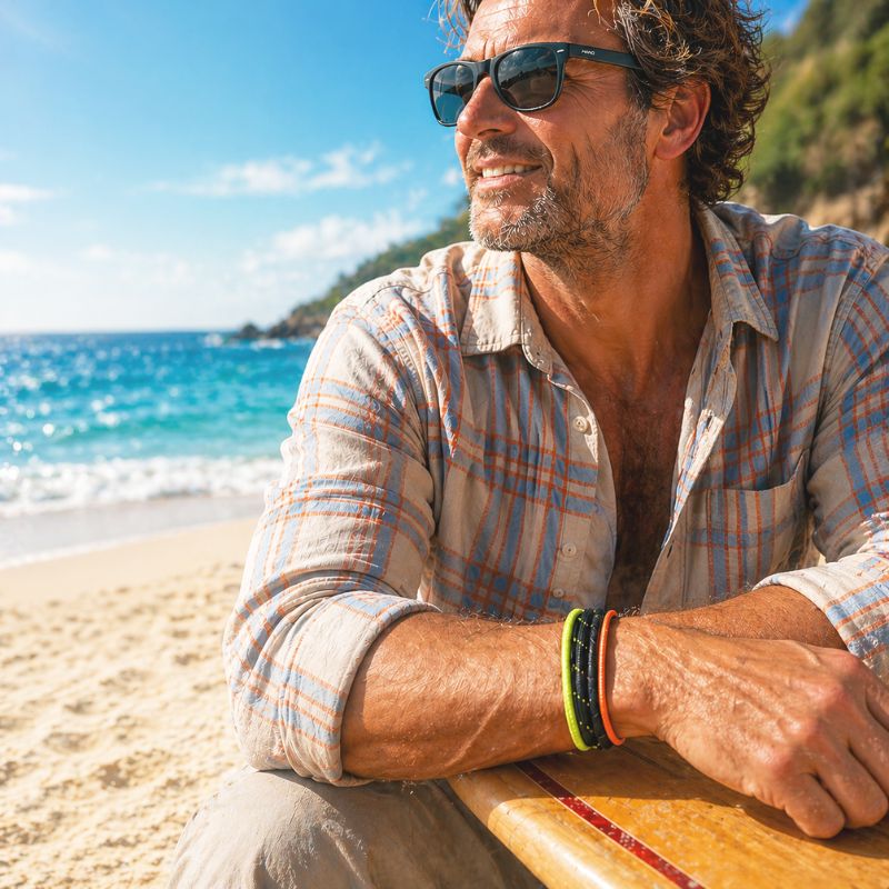 Leder & Segelseil Armband Summer Surfer (Multistrang) - Image 5