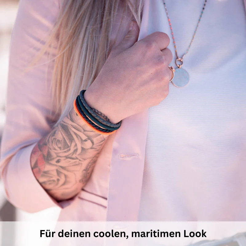Leder & Segeltau Armband Summer Windsurfer (Multistrang) - Image 5