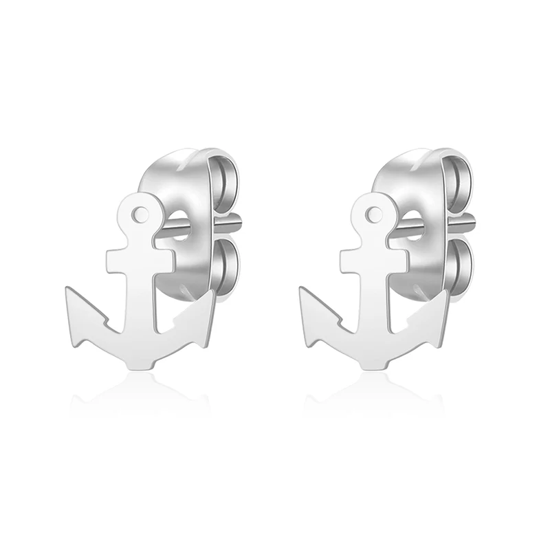 Ohrstecker Anker aus Edelstahl - Image 7