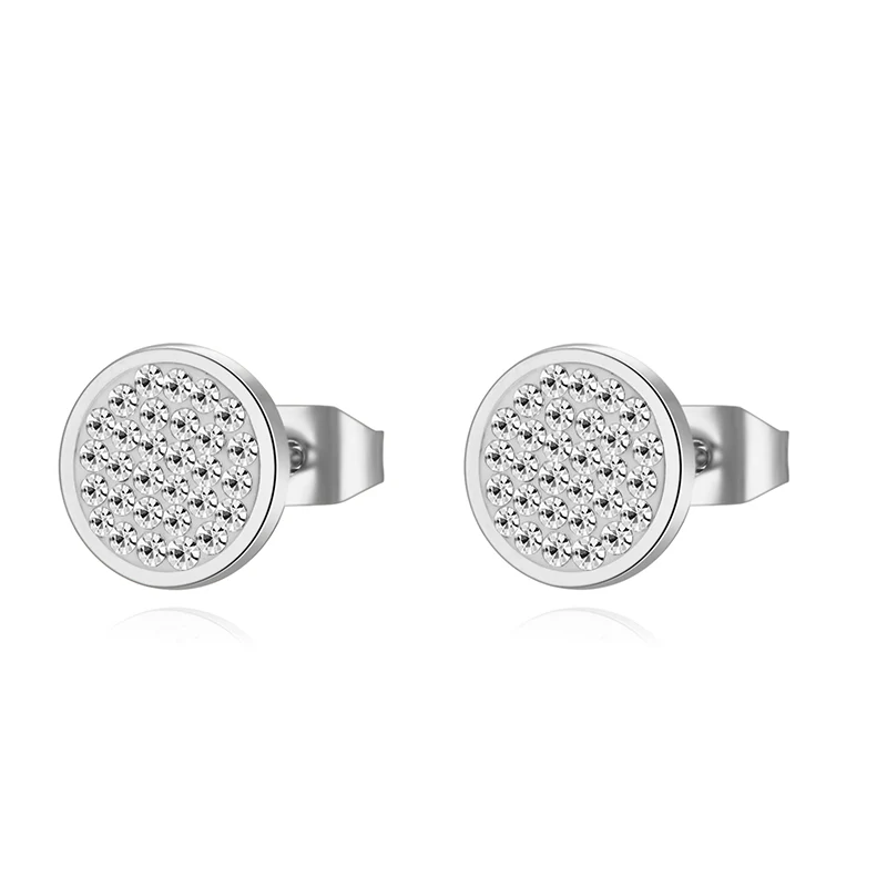 Ohrstecker Bling Bling (weiss) aus Edelstahl - Image 5