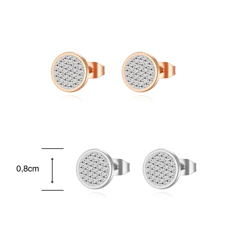 Ohrstecker Bling Bling (weiss) aus Edelstahl - Image 6