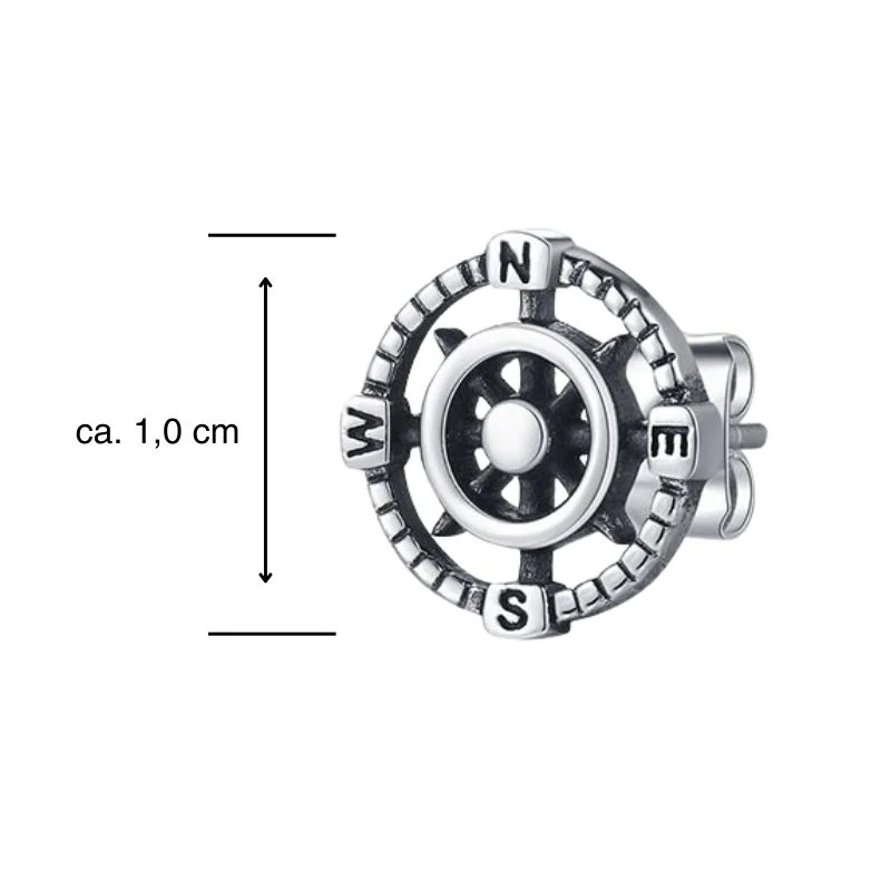 Ohrstecker Kapitän aus Edelstahl (Kapitän rockt) - Image 3