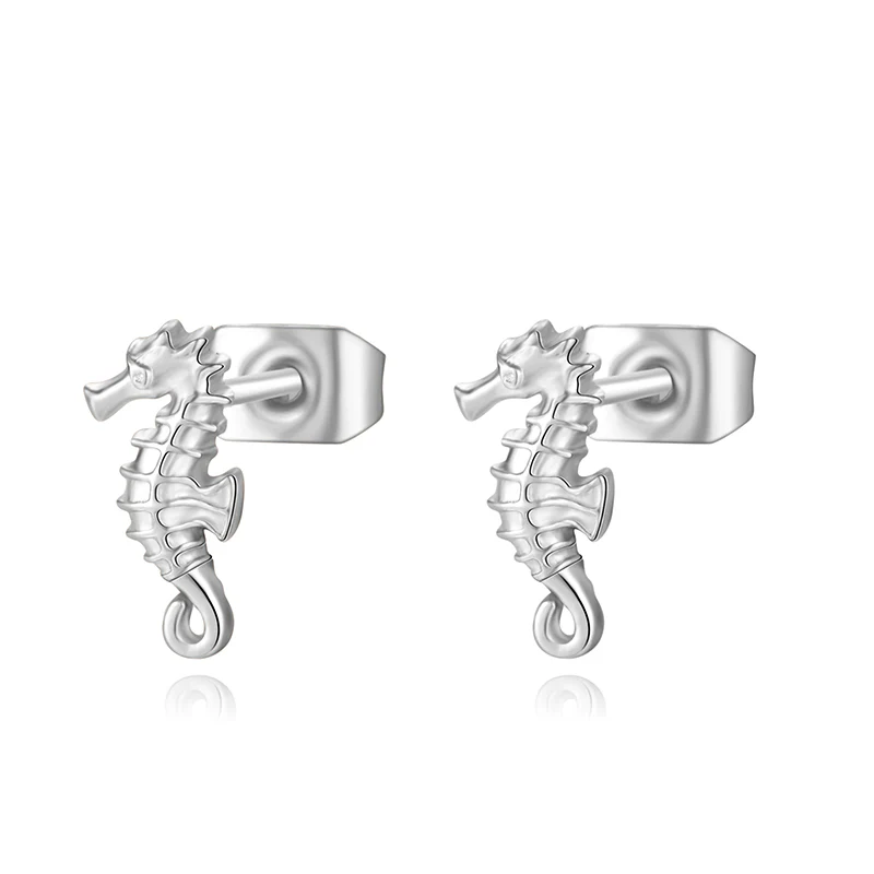Ohrstecker Seepferdchen aus Edelstahl - Image 6