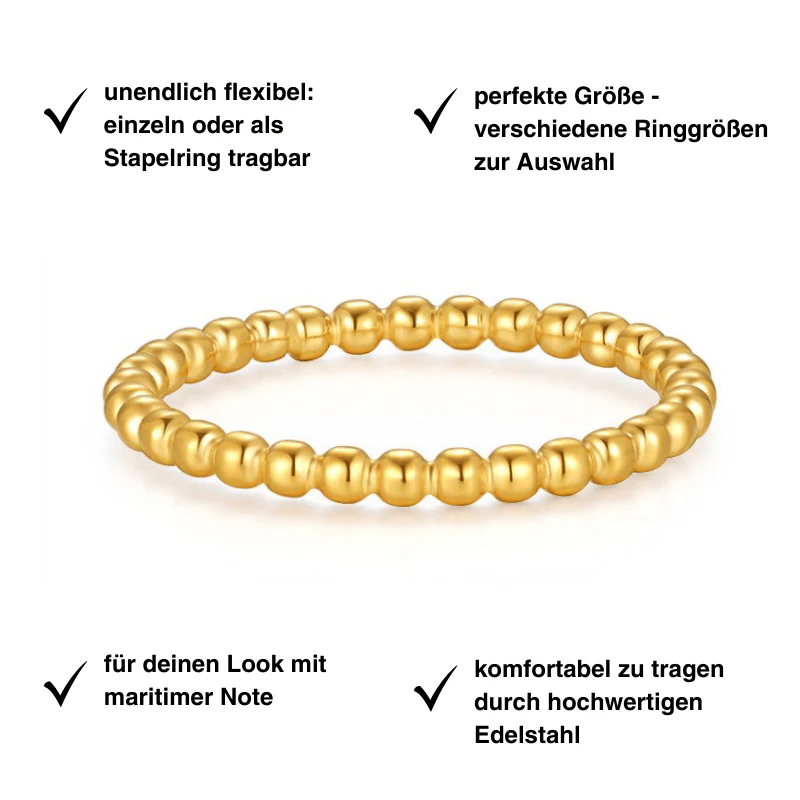 Ring Balls aus Edelstahl (Stapelring) - Image 7
