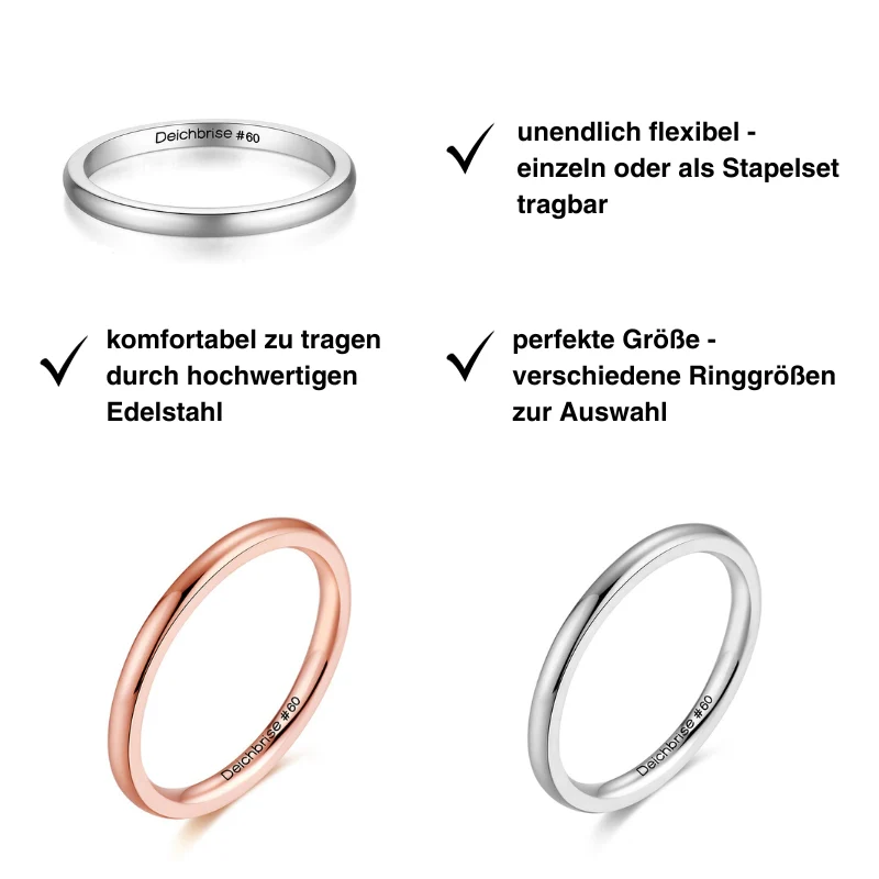 Ring Blanco aus Edelstahl (Stapelring) - Image 6
