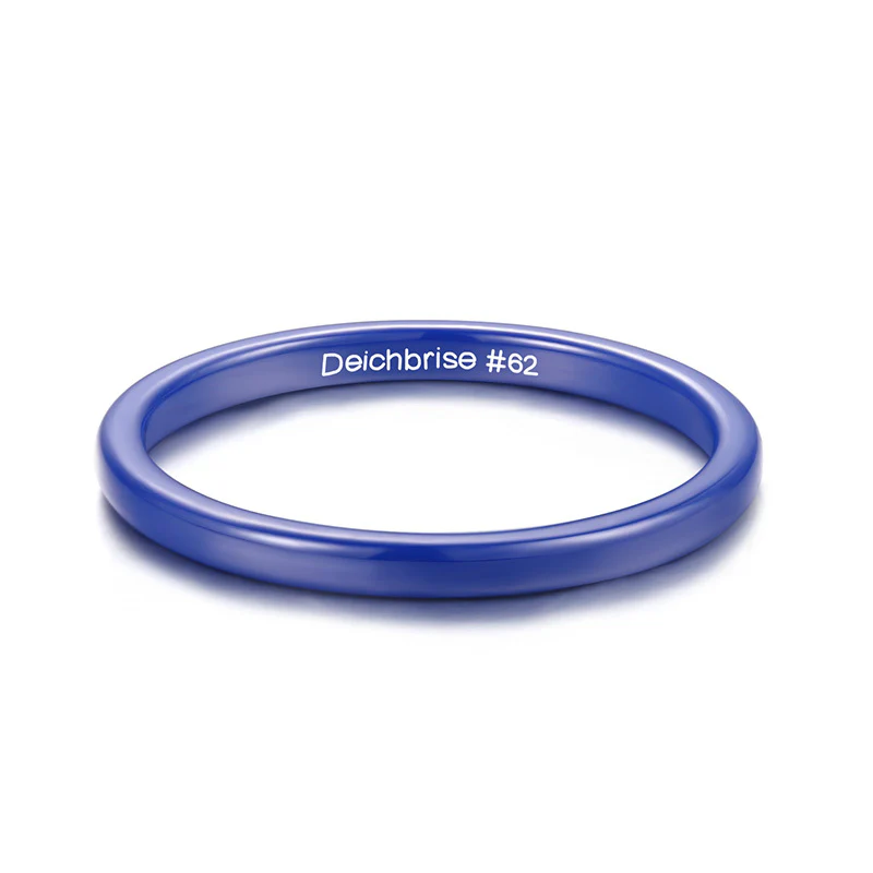 Ring Blau aus Keramik (Stapelring) - Image 4