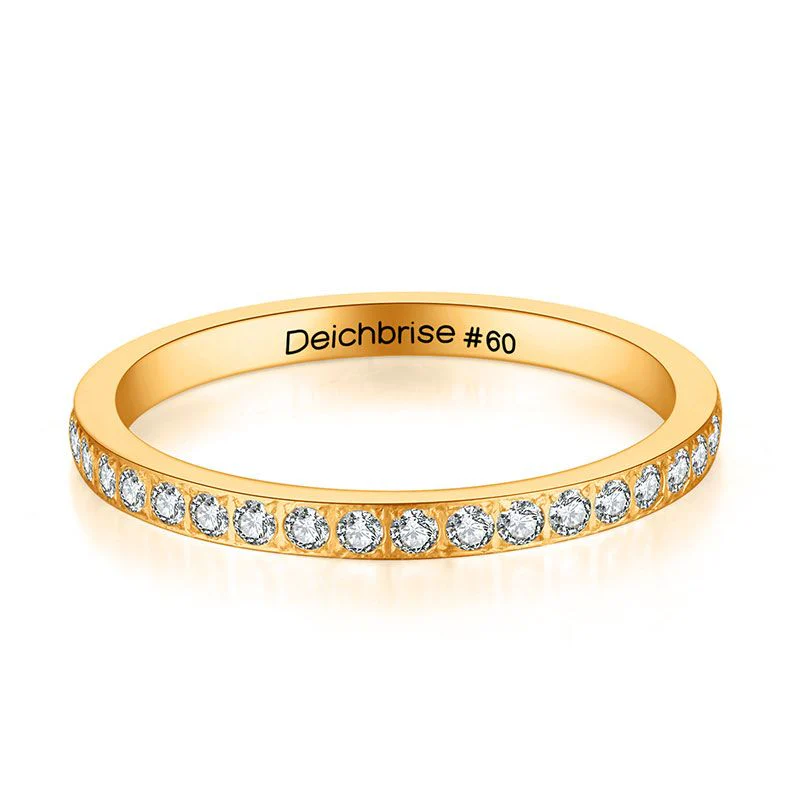 Ring Bling Bling (weiss) aus Edelstahl (Stapelring) - Image 10