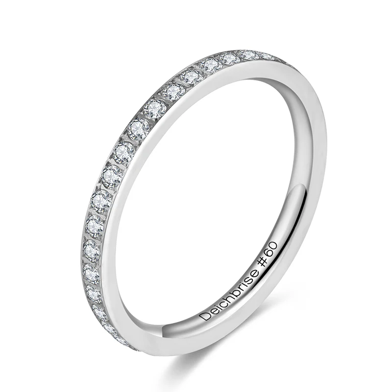 Ring Bling Bling (weiss) aus Edelstahl (Stapelring) - Image 9