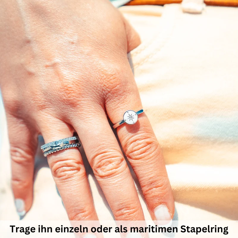 Ring Papierschiffchen aus Edelstahl (Stapelring) - Image 4