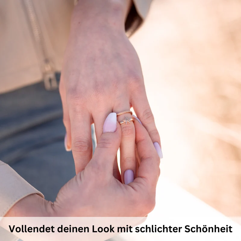 Ring sandgestrahlt 2mm aus Edelstahl (Stapelring) - Image 3