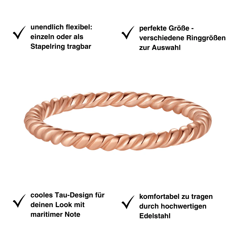 Ring Tau aus Edelstahl (Stapelring) - Image 8