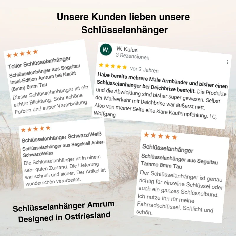 Schlüsselanhänger aus Segeltau Amrum - Image 3