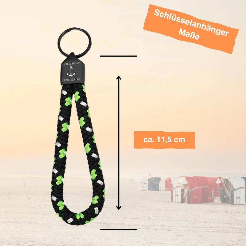 Schlüsselanhänger aus Segeltau Meeresleuchten (8mm) - Image 4