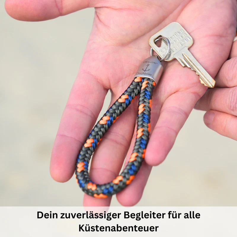 Schlüsselanhänger aus Segeltau Norderney (8mm) - Image 2