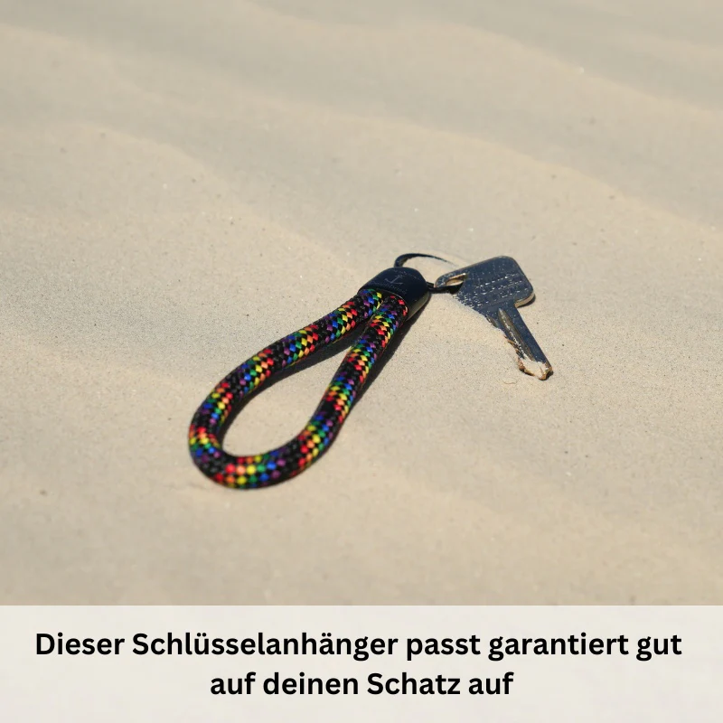 Schlüsselanhänger aus Segeltau Regenbogen (8mm) - Image 4