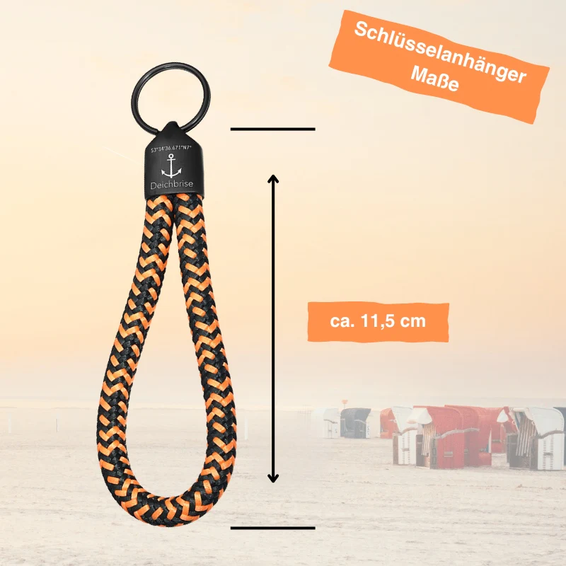 Schlüsselanhänger aus Segeltau Windsurfer (8mm) - Image 3