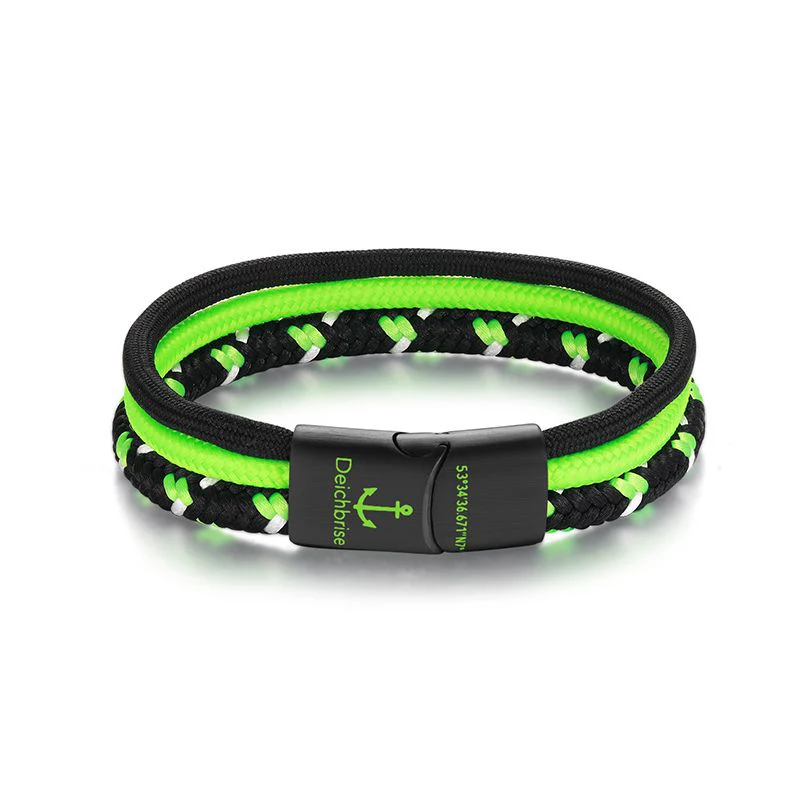 Segelseil & Segeltau Armband Meeresleuchten (Multistrang)