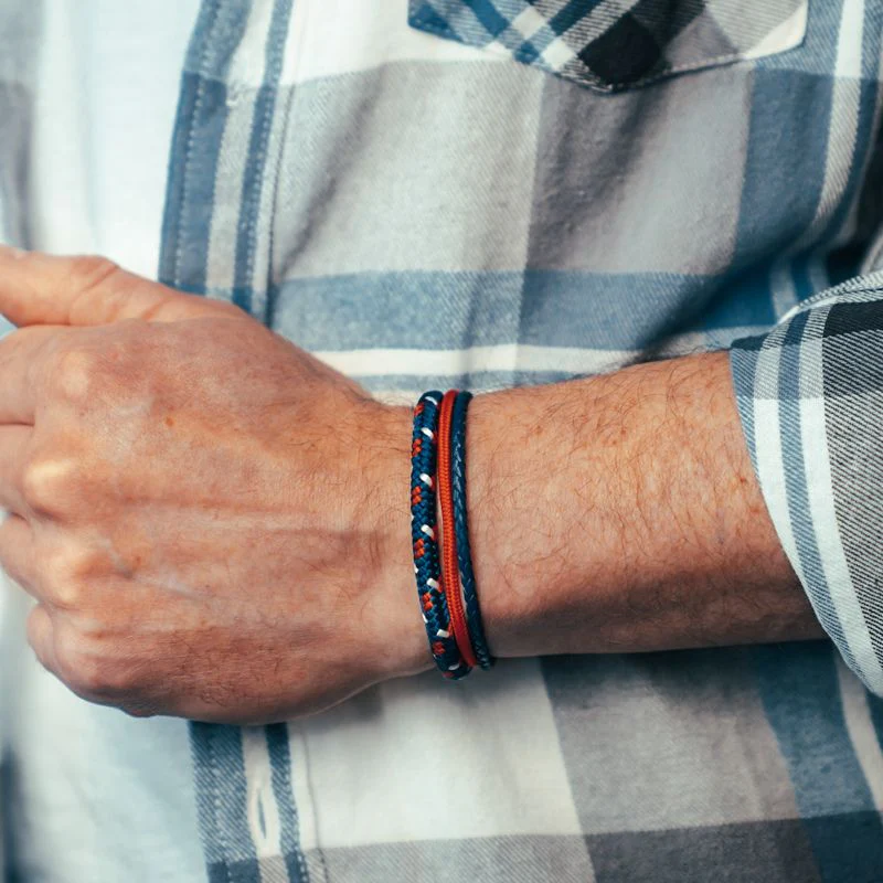 Segelseil, Segeltau & Leder Armband Strandglück (Multistrang) - Image 2