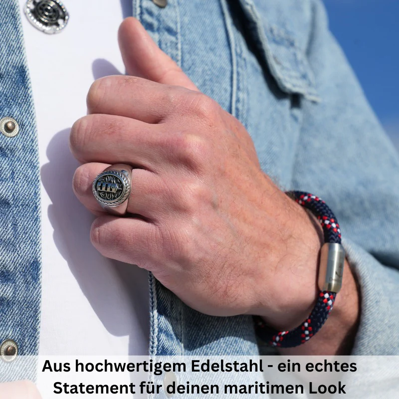 Siegelring "Pilsum" aus Edelstahl - Image 4