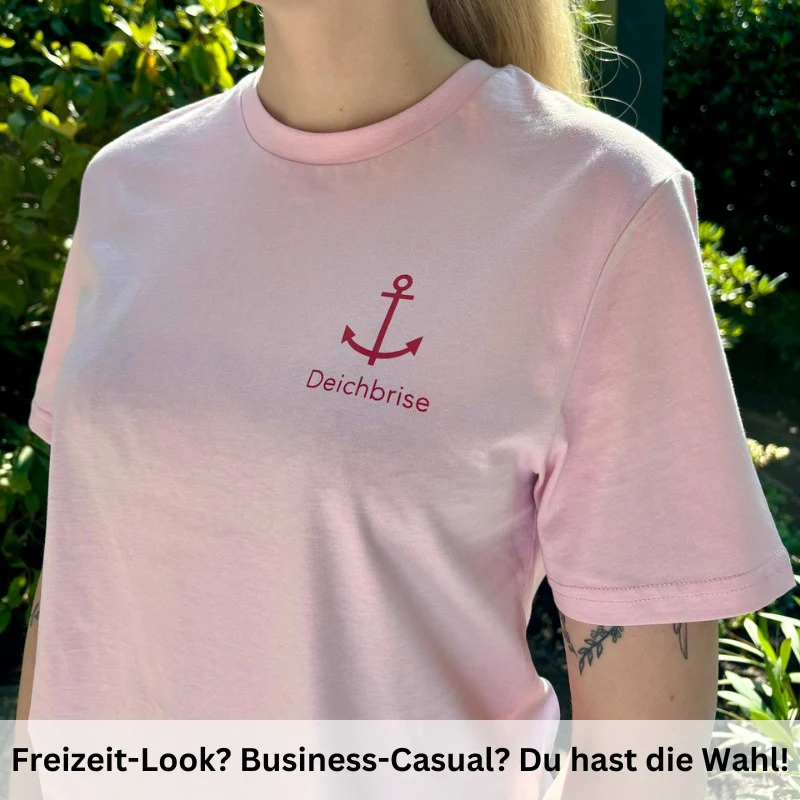 Unisex T-Shirt "Pellworm" (rosa) / "Amrum" (blau) - Image 5