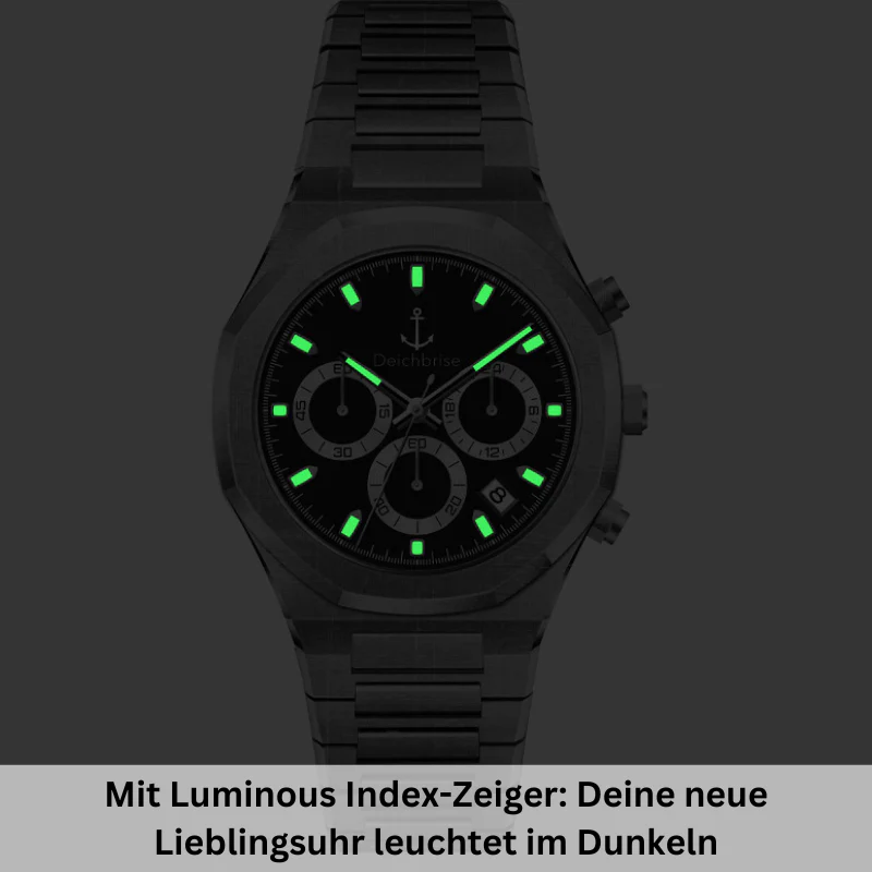 Chronograph Bootsmann 41mm (Herren) (Vintage-Schwarz) - Image 6
