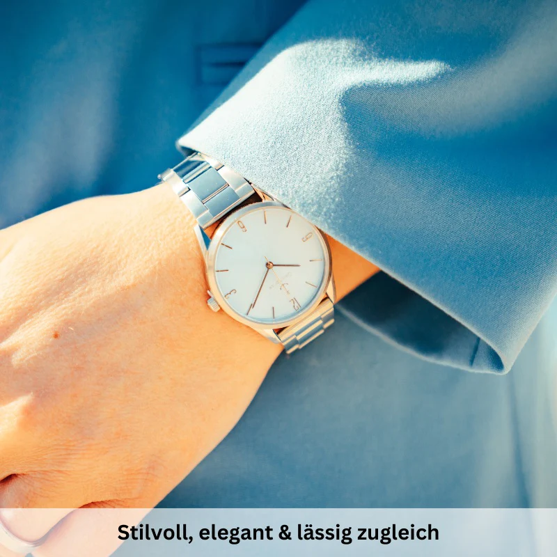 Uhr Meeresblau 35mm (Damen) - Image 4