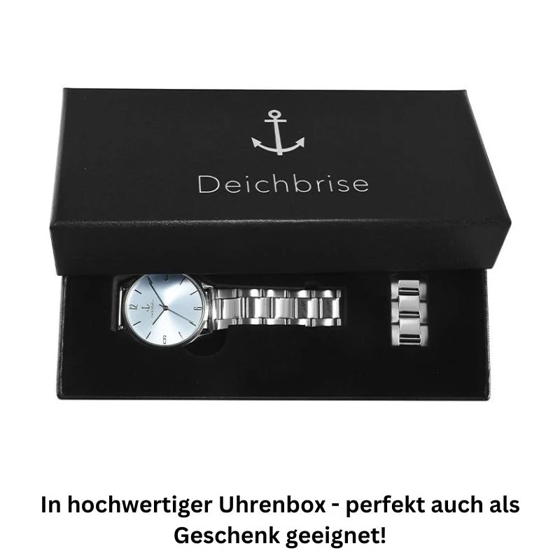 Uhr Meeresblau 35mm (Damen) - Image 6