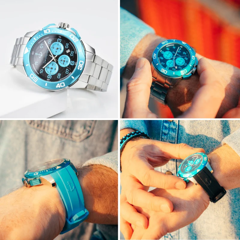 Chronograph Ocean 45mm/55mm inkl. Uhrenbox & 2 Wechselarmbändern (limitiert) - Image 10