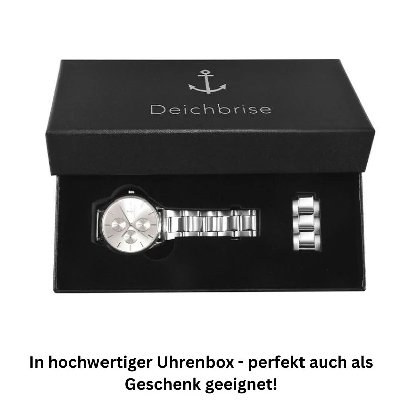 Uhr Traum Hafen 35mm (Damen) silber - Image 5