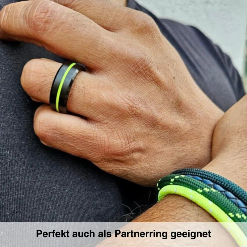Unisex Ring zweifarbig (Amrum, Windstärke, Kitesurfer) - Image 7