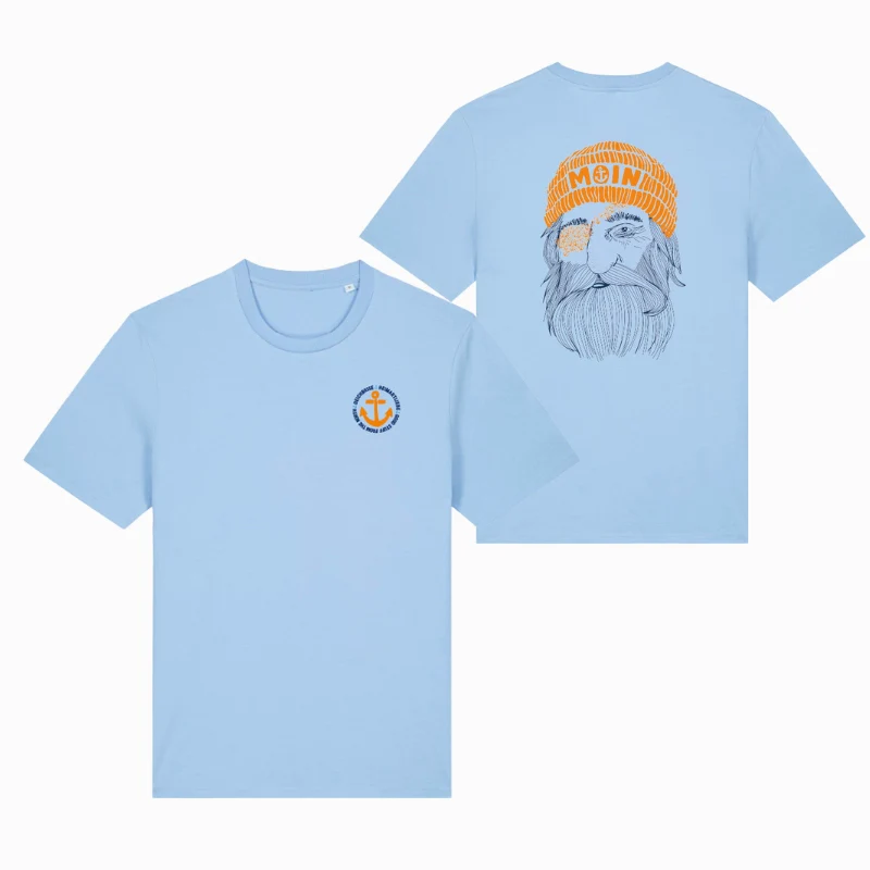 Unisex T-Shirt "Käptn Fokko" (Oceanbreeze) - Image 6