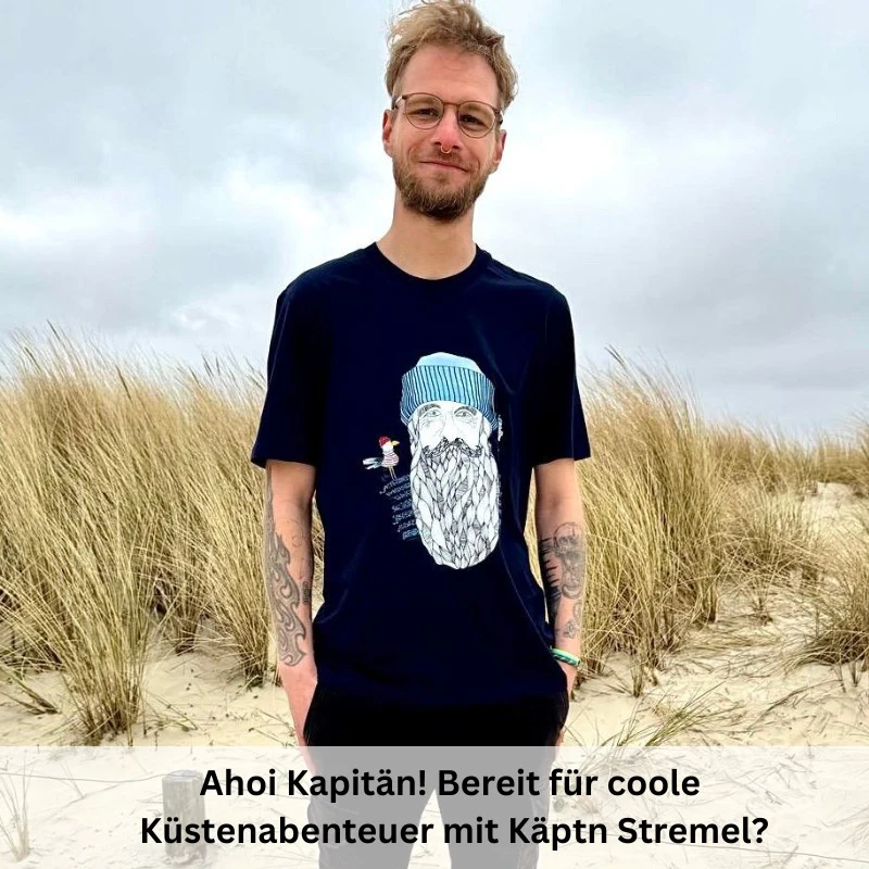 Unisex T-Shirt "Käptn Stremel" (Deepsea) - Image 2